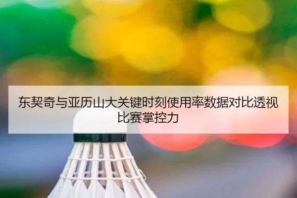 东契奇与亚历山大关键时刻使用率数据对比透视比赛掌控力 | leyu
